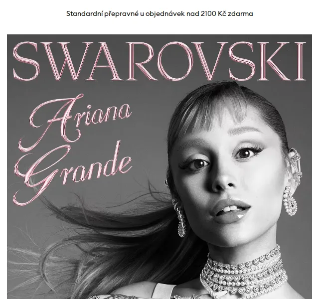 Swarovski: Kolekce Ariana Grande x Swarovski – červen 2026 | Nuslet.cz