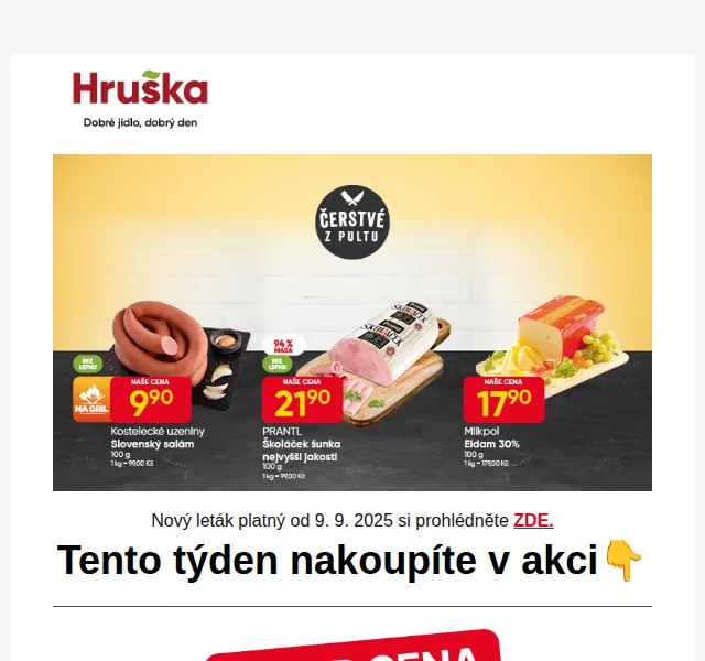 Hruška: Selský jogurt bílý 11,90 Kč – září 2025 | Nuslet.cz