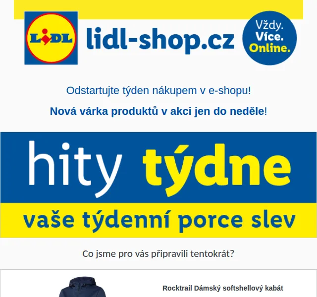 Lidl: Hity týdne se slevou až 60 % – červen 2026 | Nuslet.cz