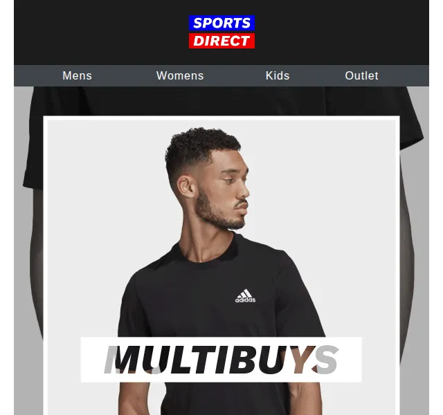 Sportsdirect: Multibuys až 70 % sleva – červenec 2026 | Nuslet.cz