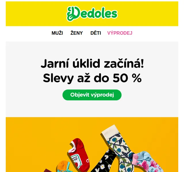 Dedoles.cz: Jarní výprodej až s 50% slevou – červenec 2026 | Nuslet.cz