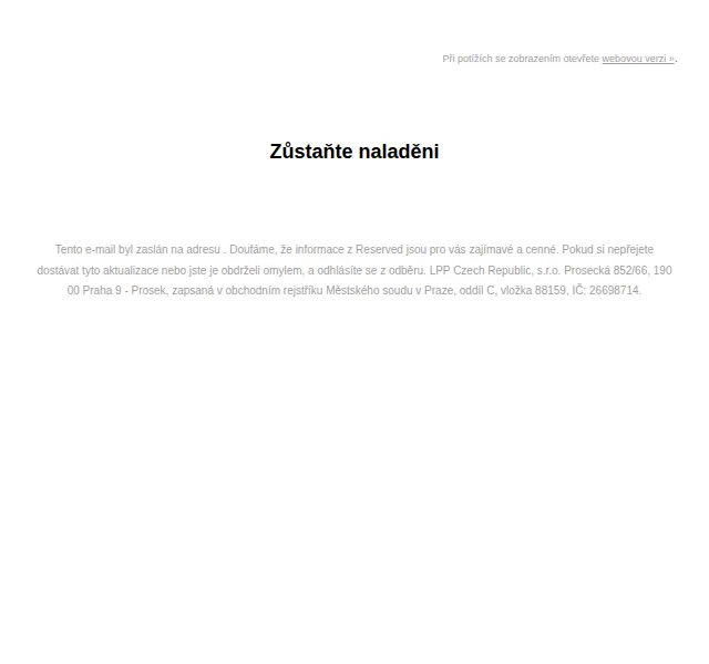RESERVED: Nová kolekce pro děti – červen 2026 | Nuslet.cz