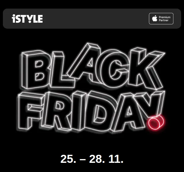 iSTYLE: Black Friday slevy až 30 % – listopad 2022 | Nuslet.cz