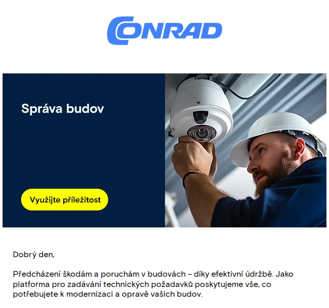 Conrad Electronic: Nářadí a příslušenství pro údržbu budov – červen 2026 | Nuslet.cz