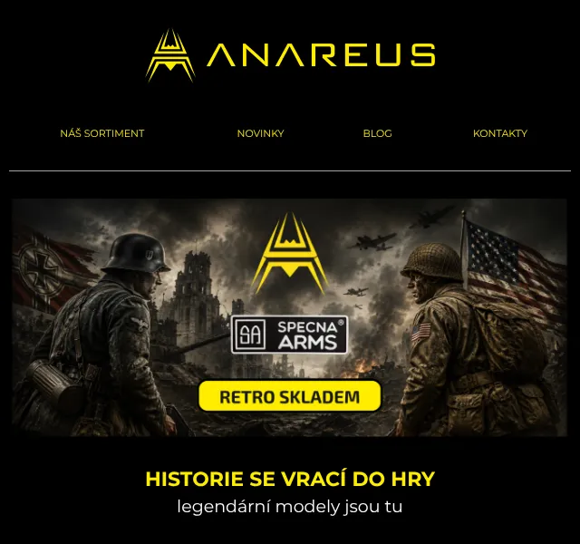 Anareus: Specna Arms RETRO – historické zbraně v prodeji