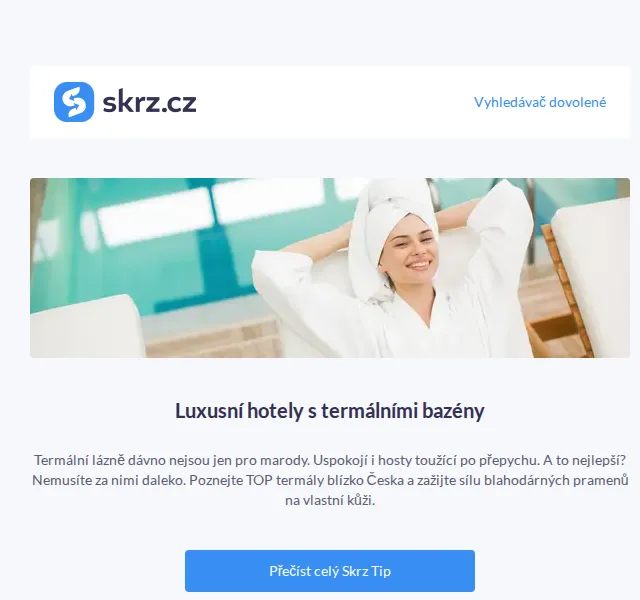 Vánoce na Skrz: Termální hotely se slevou až 31 % – červenec 2026 | Nuslet.cz