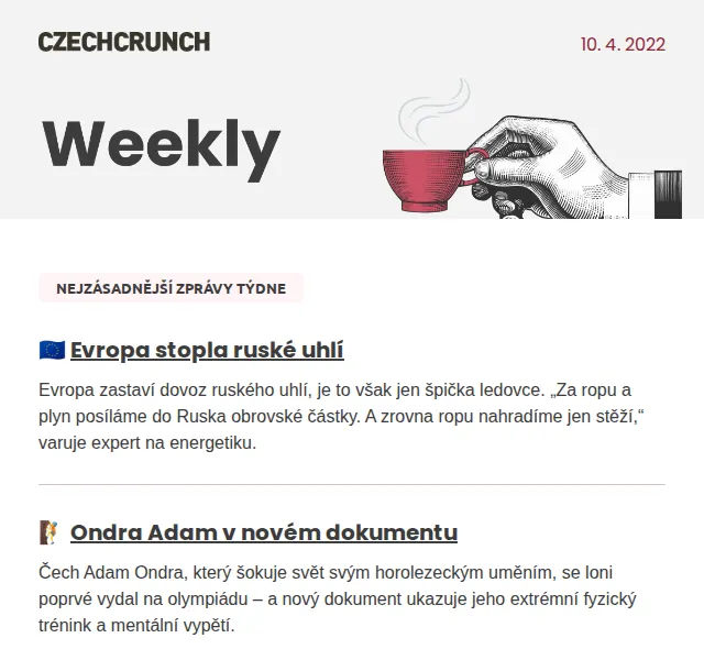 CzechCrunch: Přehled nejčtenějších zpráv – duben 2022 | Nuslet.cz
