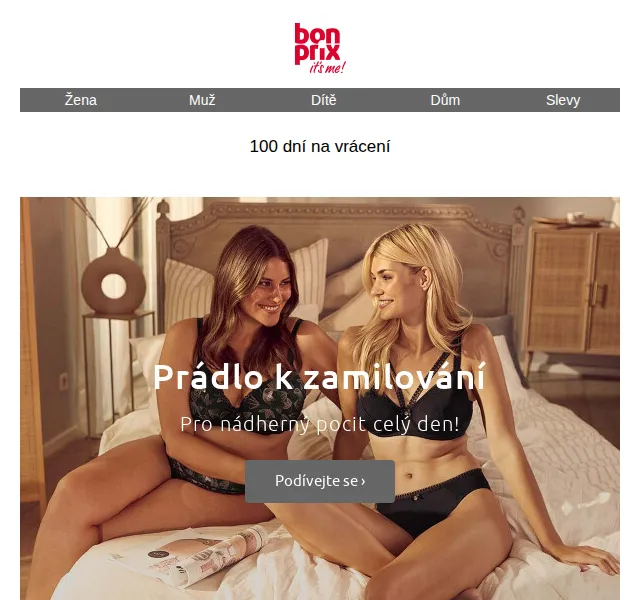bonprix: Prádlo k zamilování a nová kolekce – červen 2026 | Nuslet.cz