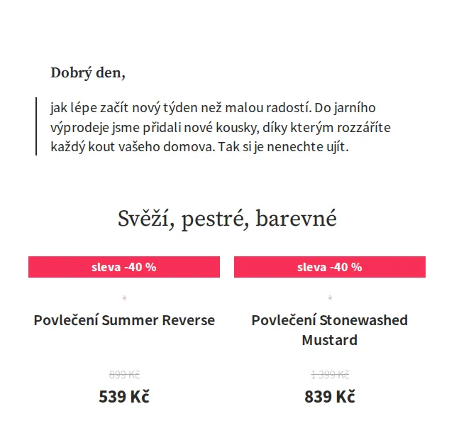 Astratex.cz: Jarní výprodej se slevami až 70 % – červen 2026 | Nuslet.cz