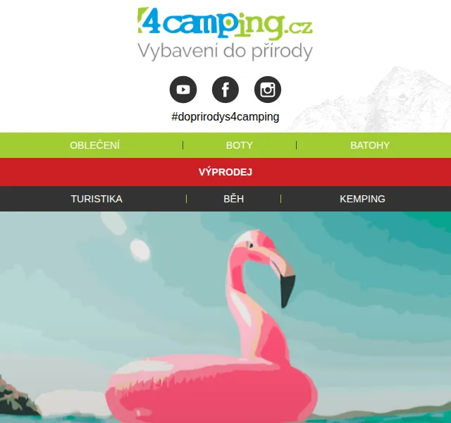 4camping: Velký prázdninový výprodej – slevy 10–70 % – červenec 2026 | Nuslet.cz