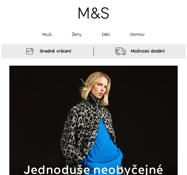 Marks and Spencer: Barva sezóny – modré kousky – červen 2026 | Nuslet.cz
