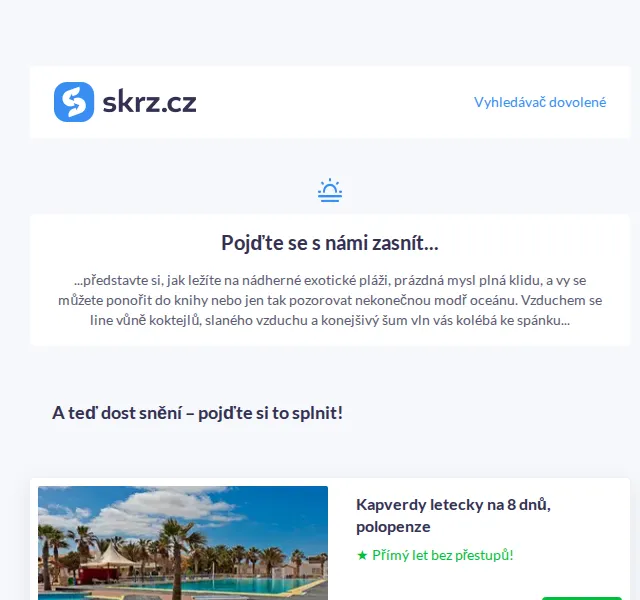 Vánoce na Skrz: Kapverdy od 14 490 Kč – červen 2026 | Nuslet.cz