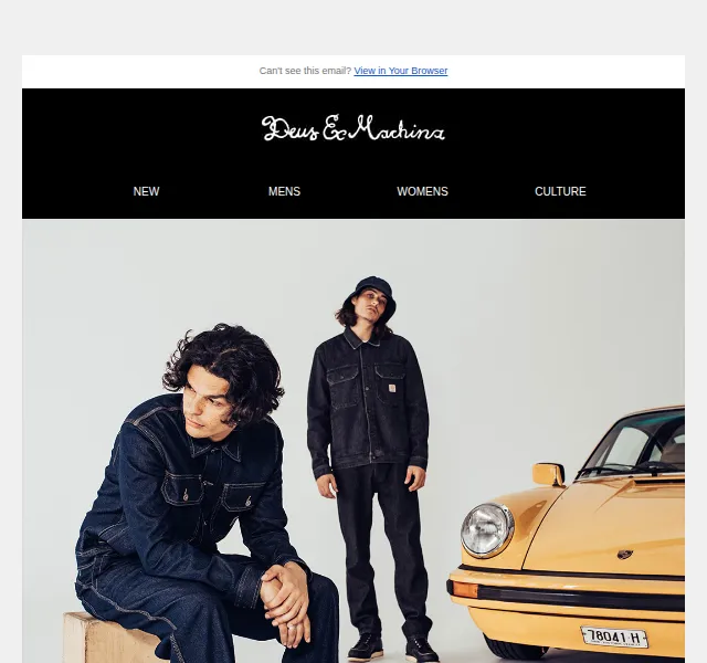 Deus Ex Machina Europe: Džíny Memphis Slim a Dixon Tapered – červen 2026 | Nuslet.cz