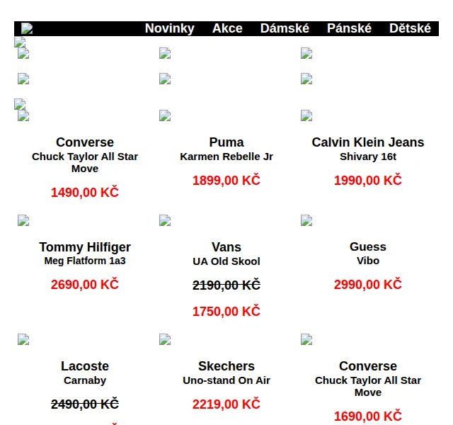 Office Shoes: Sezónní modely Converse, Tommy, Vans – červenec 2026 | Nuslet.cz