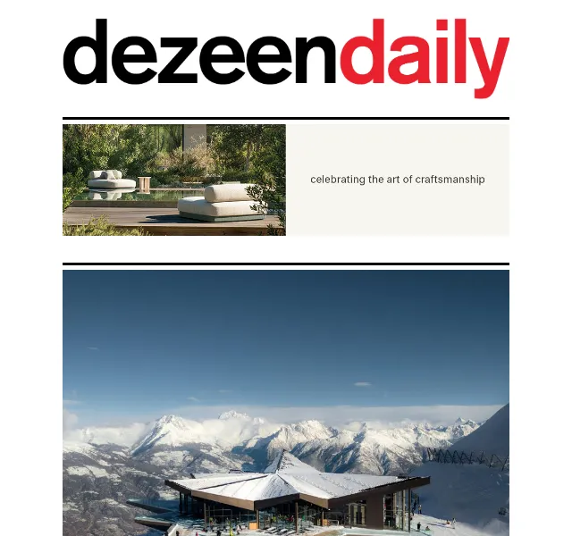 Dezeen Daily: Novinky a inspirace – červenec 2026 | Nuslet.cz