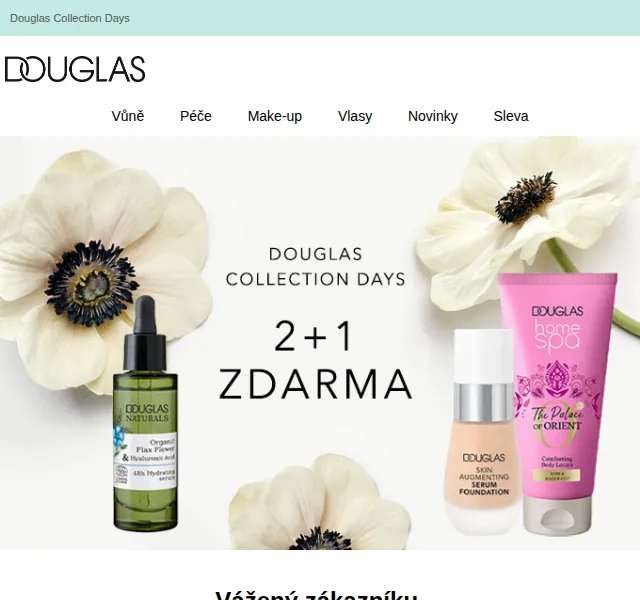 Douglas CZ: Douglas Collection 2+1 zdarma – červenec 2026 | Nuslet.cz