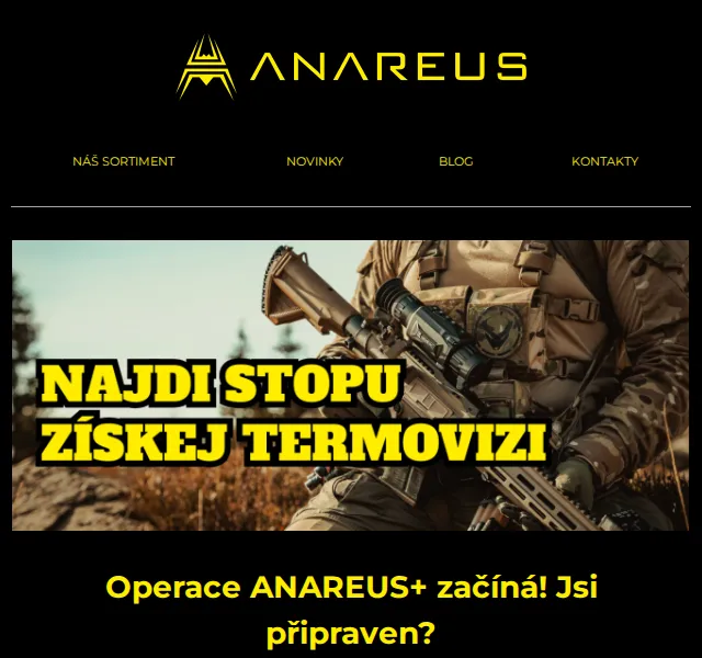 ANAREUS: Soutěž o termovizi HIKMICRO a členství ANAREUS+ – červen 2026 | Nuslet.cz