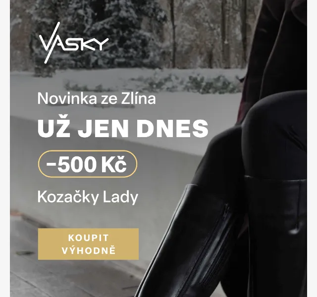 Vasky: Sleva na kozačky – červenec 2026 | Nuslet.cz