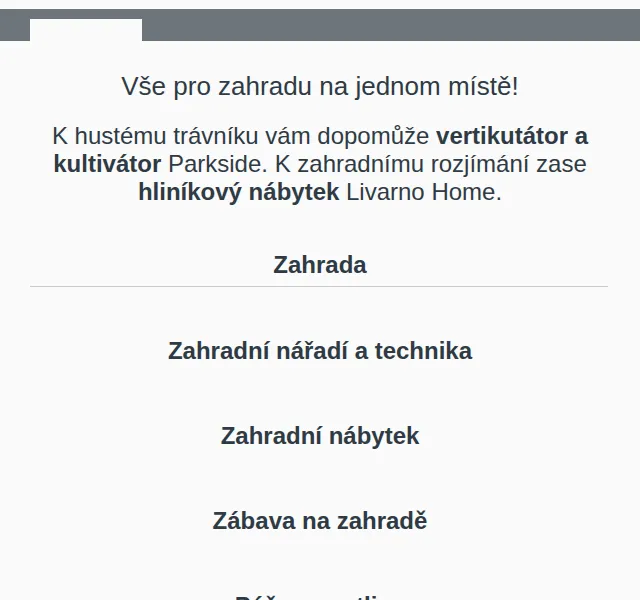 Lidl: Zahradní speciál – vertikutátor Parkside od 2799 Kč – červen 2026 | Nuslet.cz