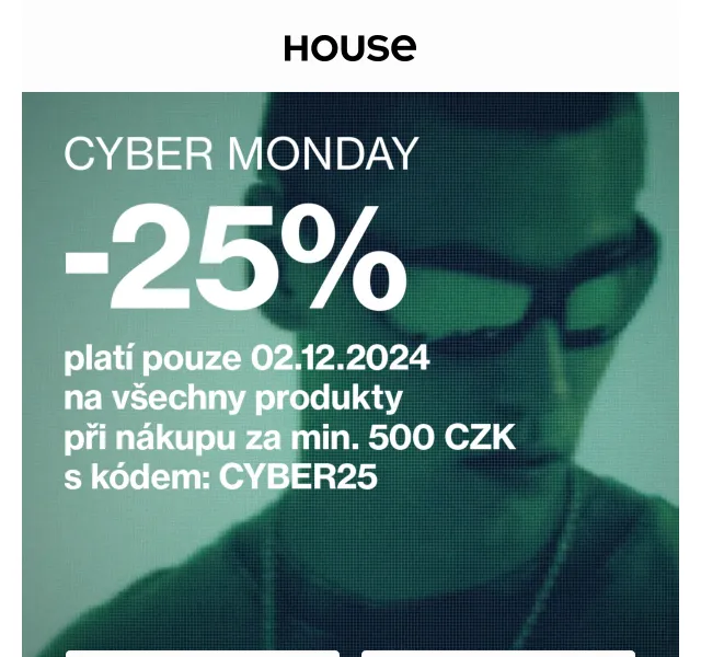 HOUSE: -25 % na všechny produkty – červen 2026 | Nuslet.cz