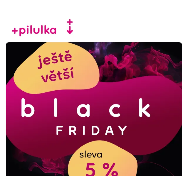 Pilulka.cz: Black Friday slevy až 55 % – červenec 2026 | Nuslet.cz