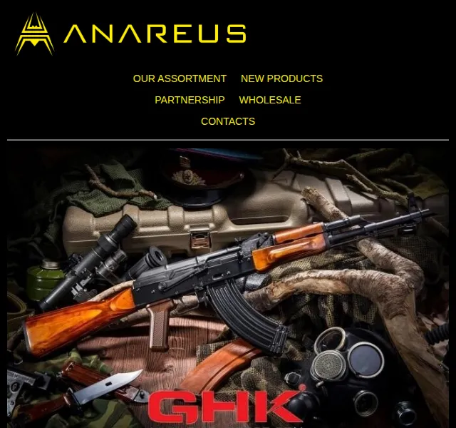 ANAREUS: GHK GBBs a díly skladem – červen 2026 | Nuslet.cz