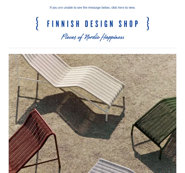 Finnish Design Shop: Patio furniture up to 25% off – červen 2026 | Nuslet.cz