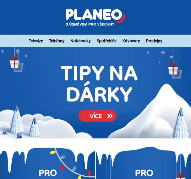 Planeo: Vánoční tipy na dárky – prosinec 2026 | Nuslet.cz