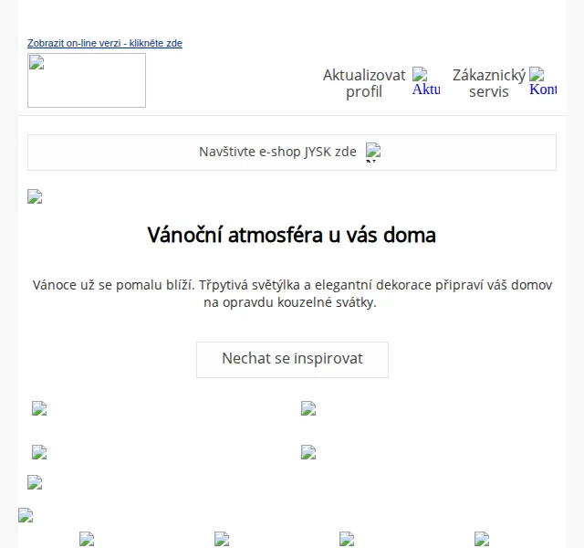 JYSK: Vánoční inspirace – červenec 2026 | Nuslet.cz