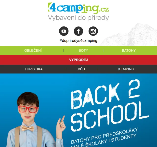 4camping: Batohy pro školáky – červen 2026 | Nuslet.cz