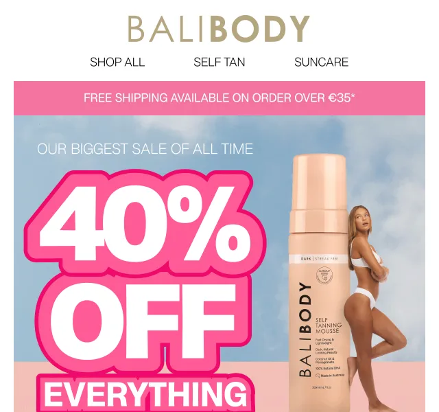 Bali Body: 40% sleva – duben 2026 | Nuslet.cz