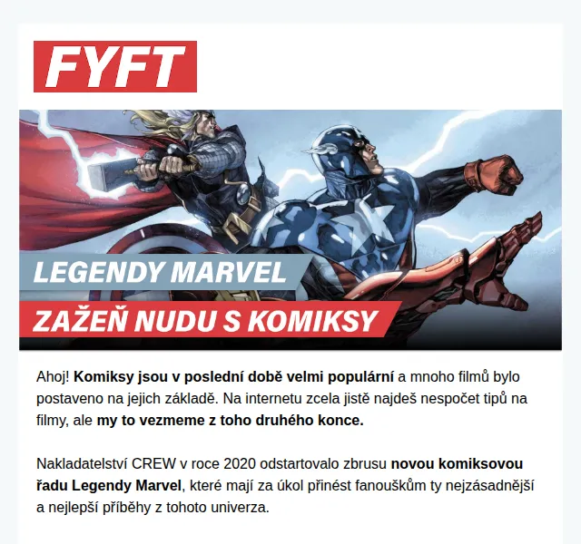 Zuzka | FYFT.cz: Komiksy Marvel a DC – červenec 2026 | Nuslet.cz