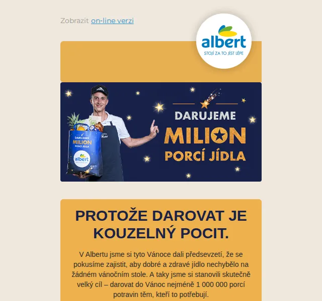 Albert: Vánoční hra s dárky – červen 2026 | Nuslet.cz