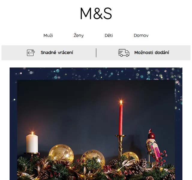 Marks and Spencer: Vánoční dekorace a limitovaná kolekce – červen 2026 | Nuslet.cz
