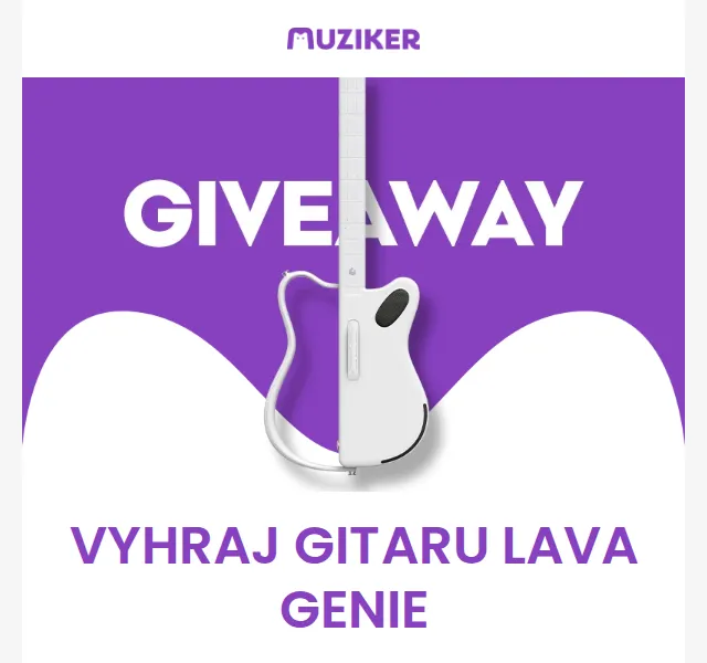 Muziker: Soutěž o kytaru LAVA GENIE – červen 2026 | Nuslet.cz