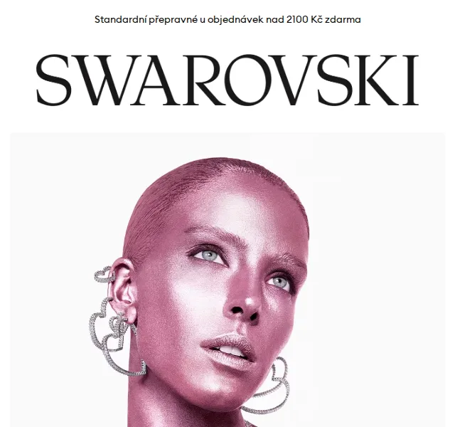 Swarovski: Valentýnské šperky Matrix a Volta za dopravu zdarma – červen 2026 | Nuslet.cz