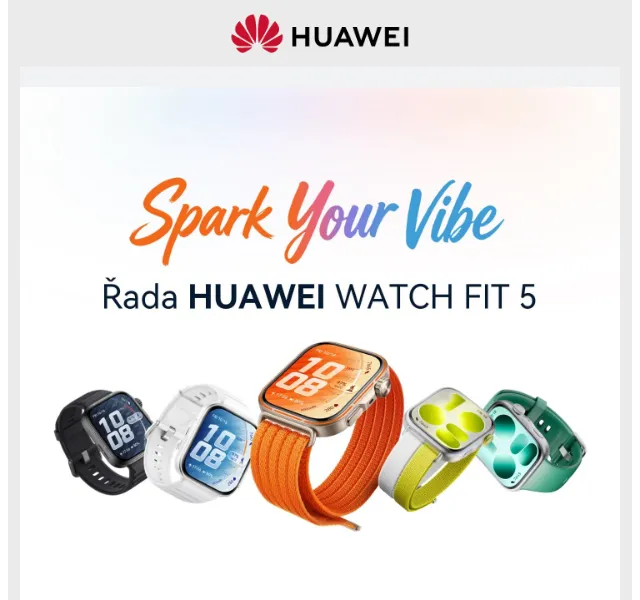 Huawei Watch Fit 5 – sleva 30 % | Květen 2026 | Nuslet.cz