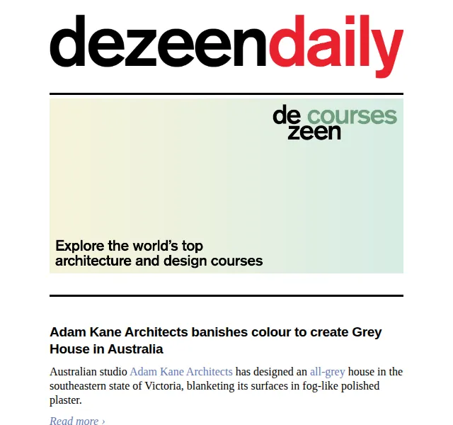 Dezeen Daily: Top skyscrapers 2024 a 34-legged table – červenec 2026 | Nuslet.cz