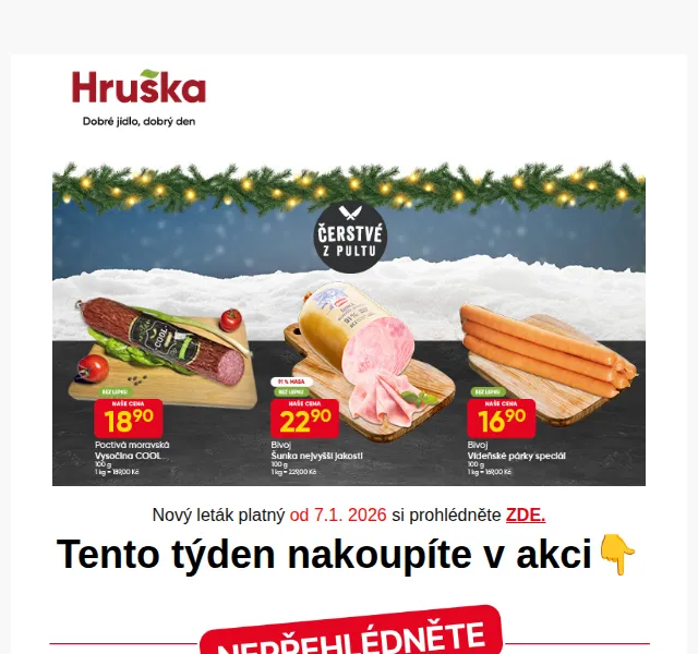 Hruška: Eidam 15,90 Kč – akční leták červen 2026 | Nuslet.cz