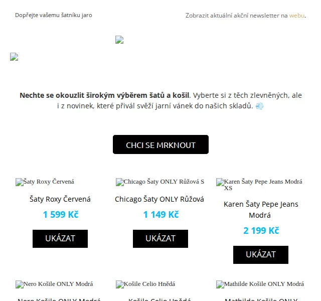UrbanStore: Jarní šaty a košile ONLY, Pepe Jeans – červen 2026 | Nuslet.cz