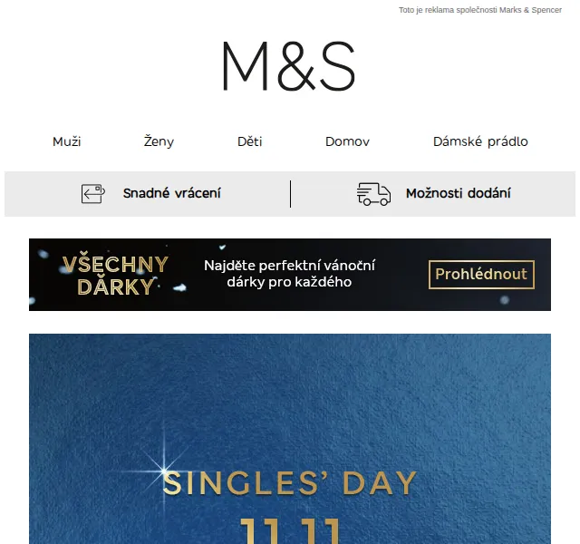 Marks and Spencer: Kupte 2 a ušetřete 22 % – červen 2026 | Nuslet.cz