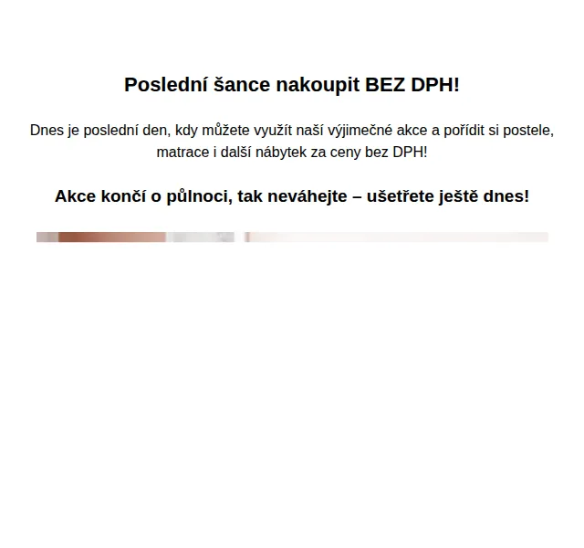Postel.cz: Sleva ve výši DPH – říjen 2024 | Nuslet.cz