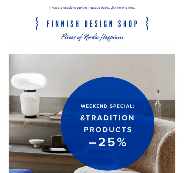Finnish Design Shop: sleva 25 % na &Tradition – červen 2026 | Nuslet.cz