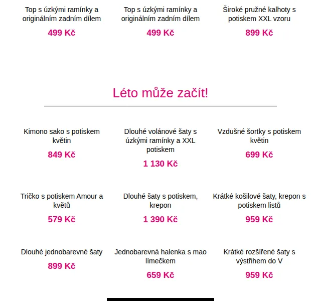 Blancheporte: -30 % na limitovanou kolekci – červen 2026 | Nuslet.cz