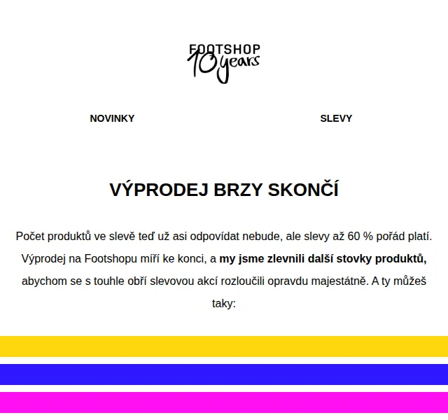 Footshop: Slevy až 60 % na 6749 produktů – červen 2026 | Nuslet.cz