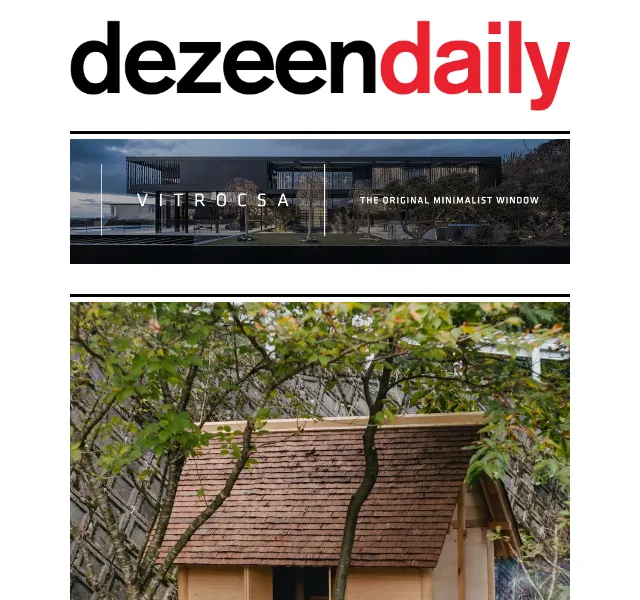 Dezeen Daily: Architektura a design – červen 2026 | Nuslet.cz