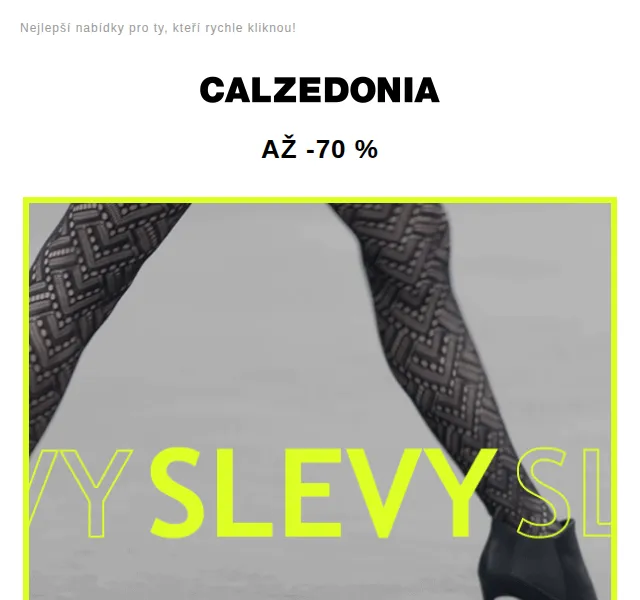 Calzedonia: Nové slevy až -70 % – červen 2026 | Nuslet.cz
