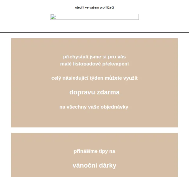 Arki: doprava zdarma a tipy na vánoční dárky – červen 2026 | Nuslet.cz