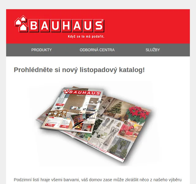 BAUHAUS: Nový listopadový katalog – interiérové dekorace | Nuslet.cz