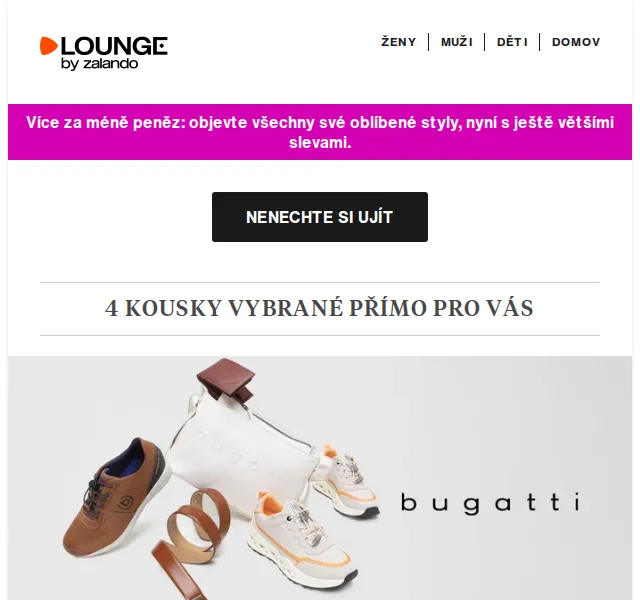 Lounge by Zalando: Bugatti, TOM TAILOR & Yellow – slevy až 75 % – červen 2026 | Nuslet.cz